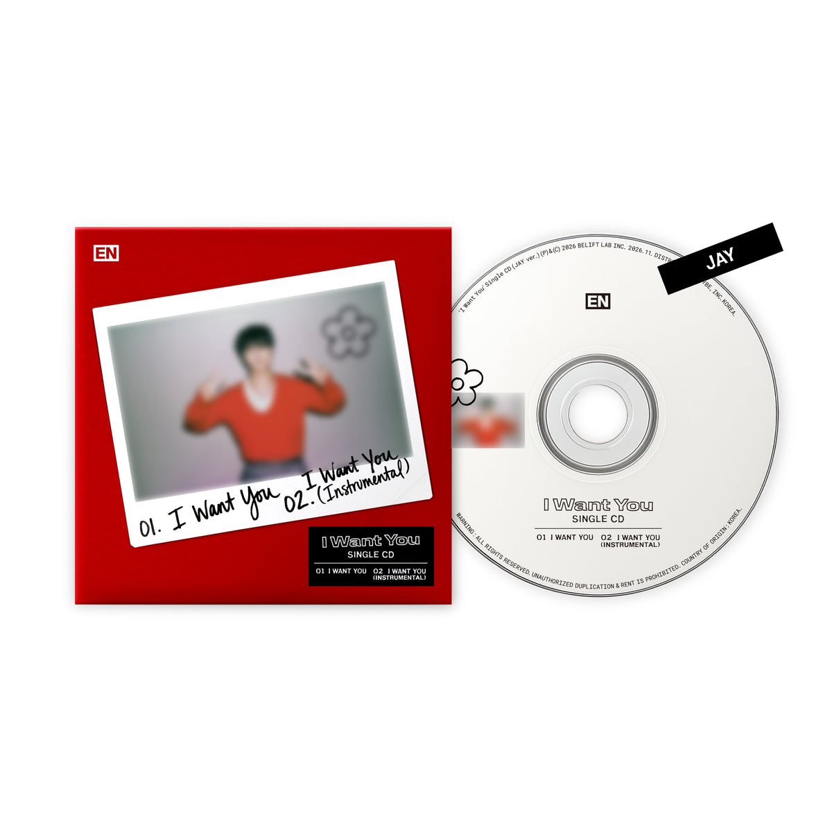 'I Want You' Single CD (JAY ver.)
